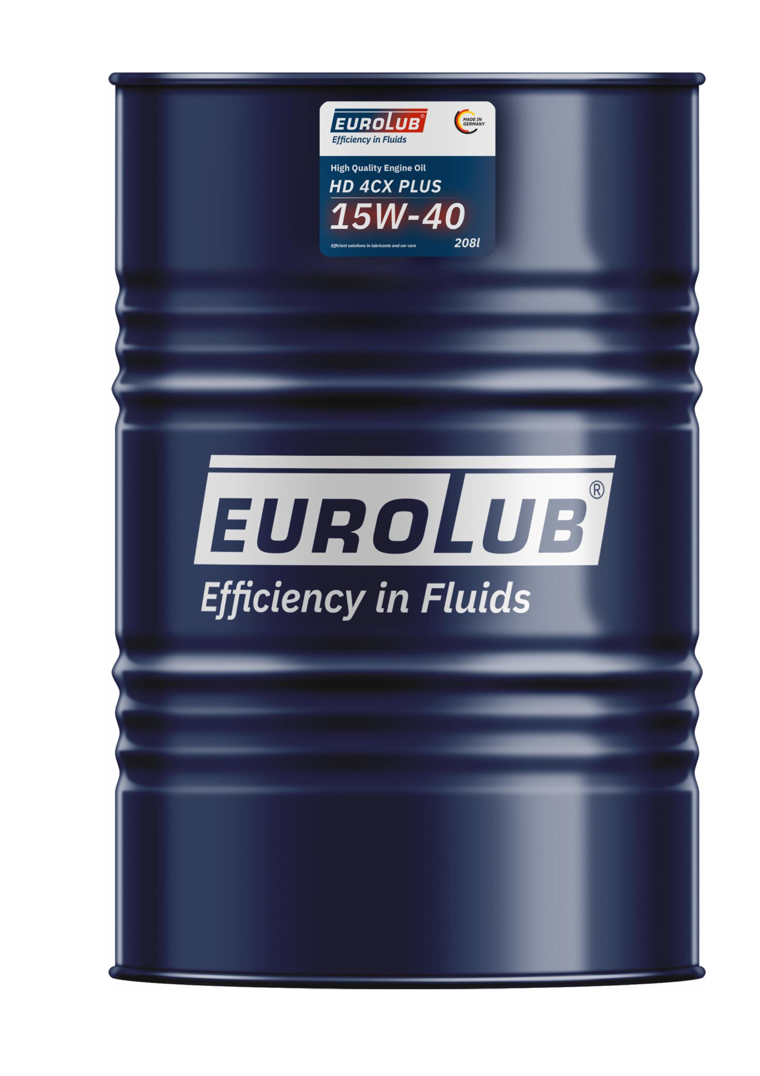 Масло моторне мінеральне EUROLUB HD 4CX PLUS SAE 15W/40 Engine Oil